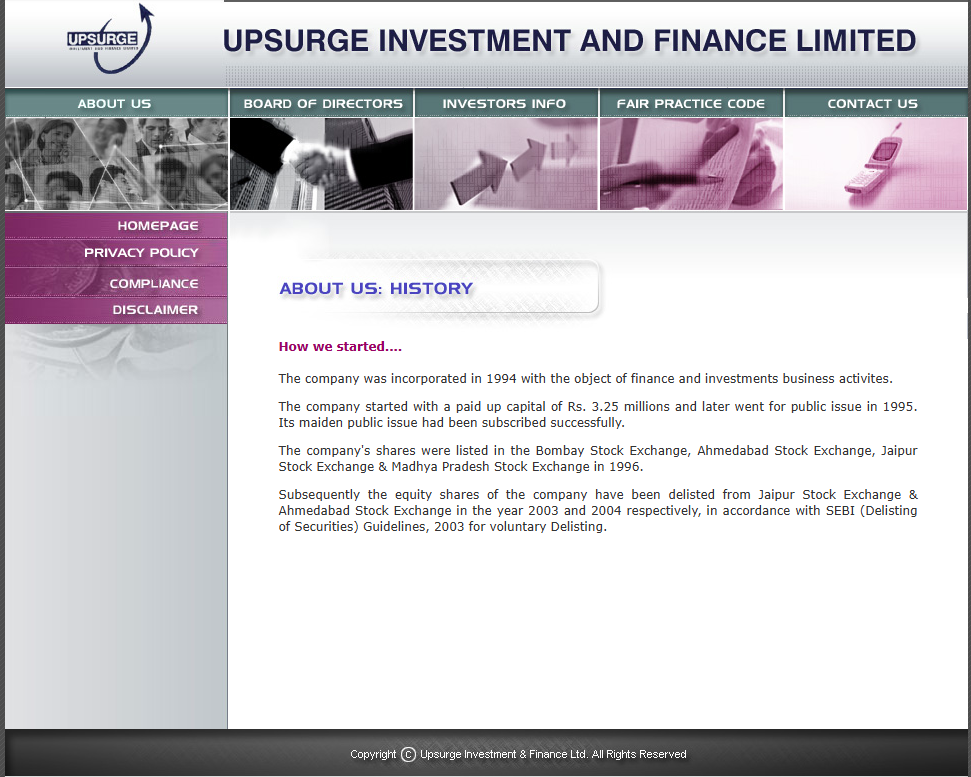 Upsurge Investments Ltd
